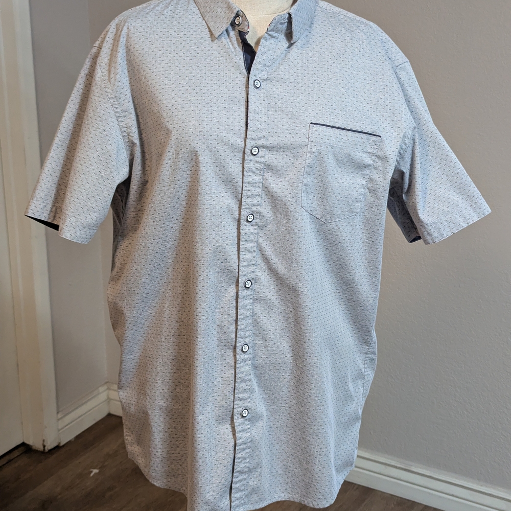 Men's Craft & Flow Casual Button Down Shirt Size L